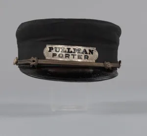 African American Heritage Art Drucke: Uniform cap owned by Pullman Porter Robert Thomas, ca. 1920