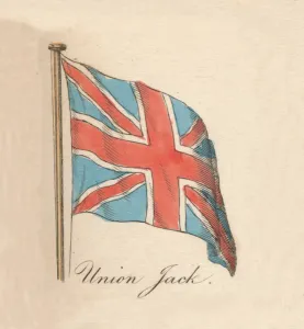 British Flag History Drucke: Union Jack, 1838