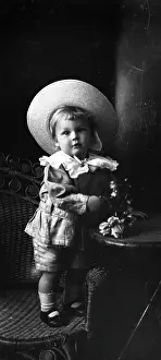 Classic Black And White Portraits Drucke: Unknown child, c1900s. Creator: Robert Augustus Henry L'Estrange