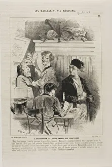 French Art Movement History Drucke: The Unsolicited Expression of Gratitude (plate 22), 1843. Creator: Charles Emile Jacque