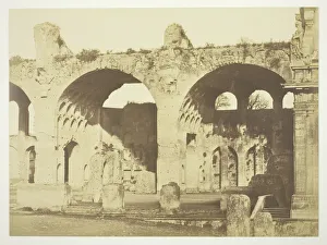 Victorian Era Photography Drucke: Untitled (Basilica of Maxentius), c. 1857. Creator: Robert MacPherson