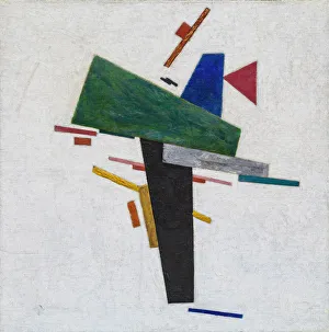 Russian Abstract Art Drucke: Untitled, c. 1916