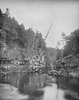New York State Scenery Drucke: Upper End of Au Sable Chasm, the Adirondacks, c1897. Creator: Unknown