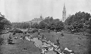 Edwardian Seaside Resort Drucke: The Upper Gardens, c1910
