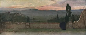 Amalgamated Press Ltd Publications Drucke: Val D Arno: Evening, c1901, (c1930). Creator: Matthew Ridley Corbet