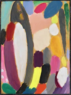 Drucke von Variation, um 1918. Privatsammlung Abstrakter Expressionismus Drucke: Variation, um 1918. Künstler: Javlensky, Alexej von (1864-1941)