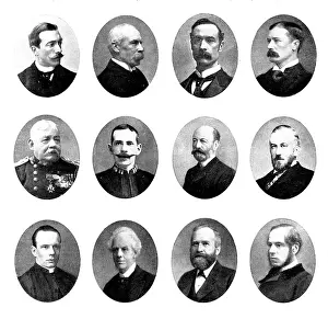 Victorian Era Politicians Drucke: Various portraits, 1898. Creators: Unknown, Russell & Sons, Elliott & Fry, Maull & Fox