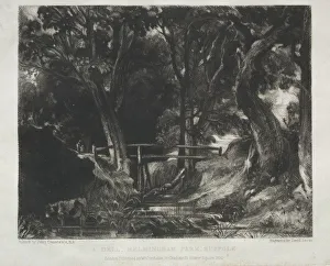 Viele Landschaftsthemen, charakteristisch für die englische Landschaft aus Bildern ... 1830