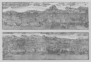Black And White Venice Images Drucke: Venice in 1502, (1925). Creator: Unknown