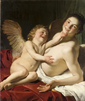Roman Mythology Images Drucke: Venus and Cupid