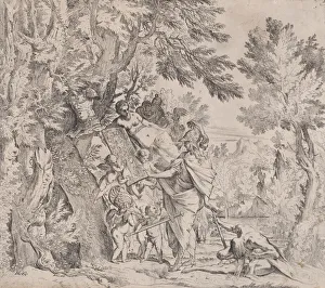 Die Venus gibt den Armen an Aeneas, um 1638-40. Ersteller: Pietro Testa