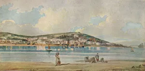Blick auf Appledore im Norddevon aus den Sandstränden von Instow 1798/1919. Künstler: Thomas Girtin