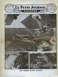 Air Transport History Drucke: View from on board a plane, 1931. Creator: Unknown