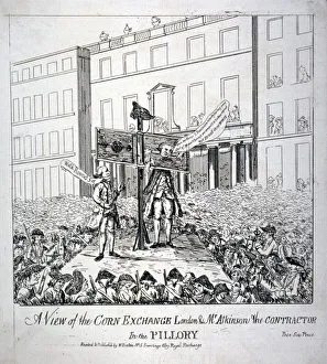 Ein Blick auf die Börse für Getreide ... 1785
