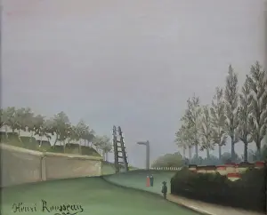 Drucke von Ansicht der Befestigungen links vom Tor von Vanves, 1909 Henri Rousseau Drucke: Ansicht der Befestigungen links vom Tor von Vanves, 1909. Künstler: Henri Rousseau