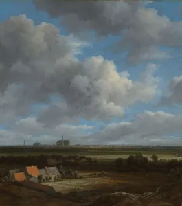 Jacob Van Ruisdael Paintings Drucke: View of Haarlem from the Northwest