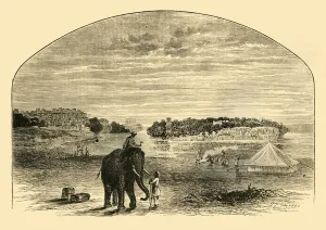 Cassell And Company Prints Drucke: View on the Indus, 1890. Creator: Unknown
