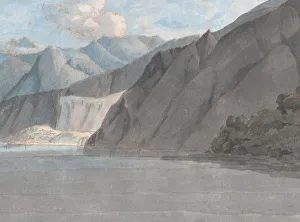 Blick auf den See Como mit dem Monte Leoni am 27. August 1781. Ersteller: Francis Towne