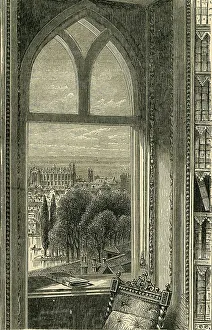 Victorian Era Literature Images Drucke: View from the Library Window, Windsor Castle, c1897. Creator: Unknown