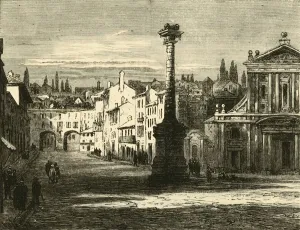 Edmund Ollier Artwork Drucke: View in Milan, 1890. Creator: Unknown