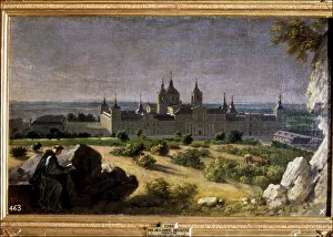 Angel In Art History Drucke: View of the Monastery of El Escorial