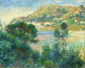 Drucke von Blick auf Monaco aus Kap Martin, um 1884 Pierre-Auguste Renoir Drucke: Blick auf Monaco aus Kap Martin um 1884 von Pierre-August Renoir