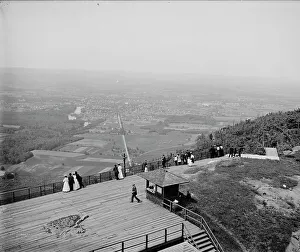 Blick von Mt. Tom, Holyoke (Mass.), 1910 - Urheber unbekannt