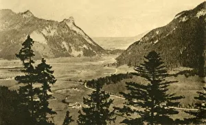 Blick auf Oberammergau, 1922 (Künstler unbekannt)