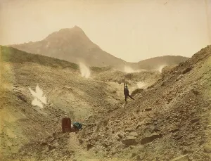 Blick auf Ojigoku, 1865. Ersteller unbekannt