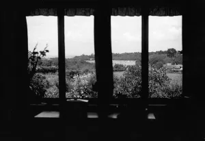 Arthur Henry Kirk Photography Drucke: View out of a window, c1935. Creator: Kirk & Sons of Cowes