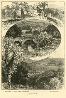 Derbyshire Drucke: Ansichten in Chatsworth und Matlock, 1898. Künstler: Unbekannt.