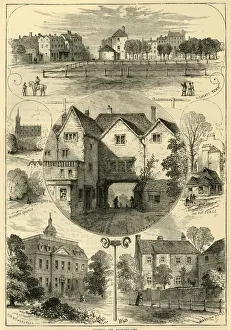 Old London City Views Drucke: Views in Highgate, c1876. Creator: Unknown