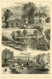 Ansichten des Flusses Lea, um 1876. Künstler: Unbekannt.