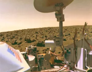 NASA Mars Exploration Drucke: Viking 2 image of Mars Utopian Plain, September 3, 1976. Creator: NASA