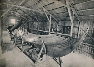 Viking Ship Drucke: Viking Ship, 1914. Creator: Unknown