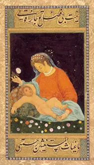 Virgin Mary Drucke: The Virgin and Child, c.1630. Creator: Unknown