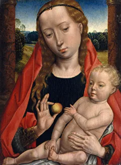Hans Memling Paintings Drucke: Virgin and Child. Creator: Unknown