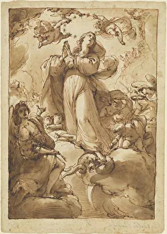 Die Jungfrau der unbeschuhten Empfängnis, 1768/1778. Schöpfer: Ubaldo Gandolfi