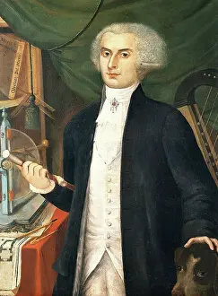 Oil On Canvas Portrait Gallery Drucke: A virtuoso of the arts and sciences. Creator: Unknown