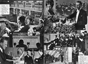 Ein Besuch bei der BBC, 1937.