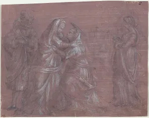 Die Besuche, um 1520 vom Künstler unbekannt