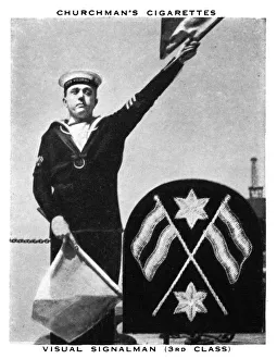 Visueller Signaleffizier (Dritter Klasse), 1937. Künstler: W.A. und A.C. Kirchmann