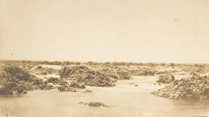 Blick auf den Rappenwechsel der Zweiten Katarakte, März 1850. Ersteller: Maxime du Camp