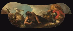 Italian Rococo Painting Drucke: Vulcan