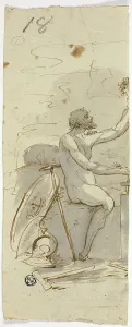 Brown Ink Artwork Drucke: Vulcan, n.d. Creator: Unknown