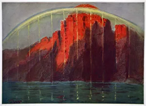 Norse Mythology Images Drucke: Walhalla, 1906