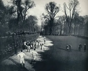 Vintage Rugby Players Drucke: The Wall, 1926