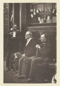 Victorian Era Social Class Drucke: The Wall Worker, 1881. Creator: John Thomson