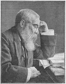 Victorian Author Drucke: Walter Besant, c1901