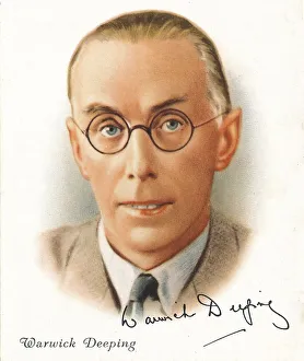 British Author Images Drucke: Warwick Deeping, 1937